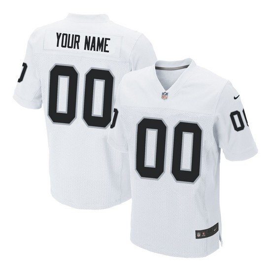 Nike Oakland Raiders Men's Customized Elite Team/Road Two Tone Jersey