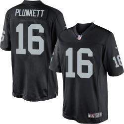 Nike Men's Limited Black Home Jersey Oakland Raiders Jim Plunkett 16