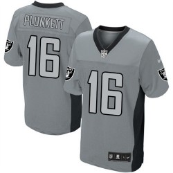 Nike Men's Limited Grey Shadow Jersey Oakland Raiders Jim Plunkett 16