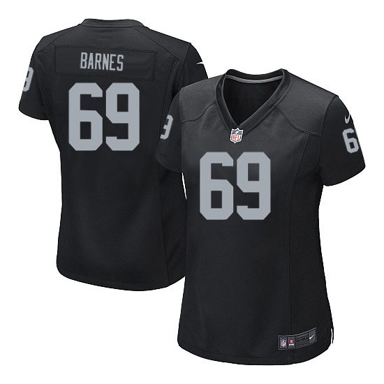 Nike Women's Game Black Home Jersey Oakland Raiders Khalif Barnes 69