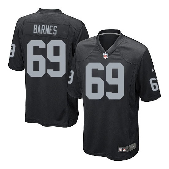 Nike Youth Elite Black Home Jersey Oakland Raiders Khalif Barnes 69