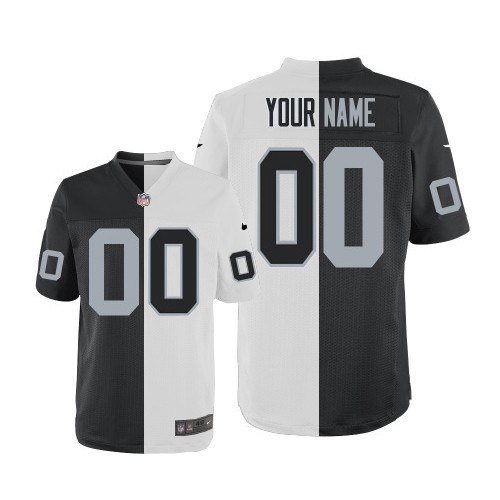 Nike Oakland Raiders Men's Customized Limited Grey Shadow Jersey